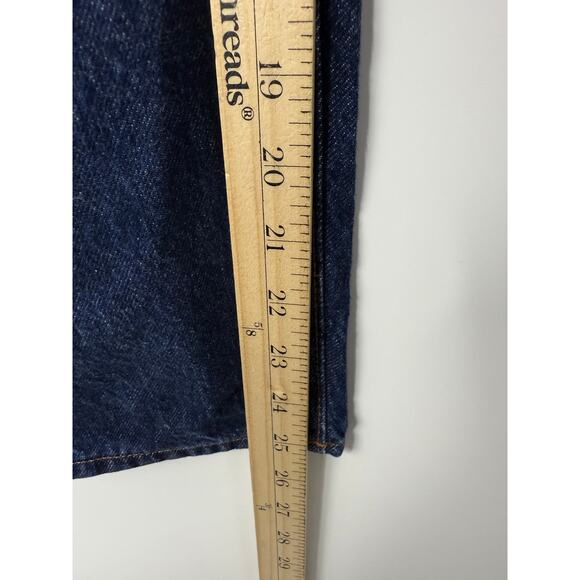 Madewell Balloon Jeans Women 31 Dark Indigo Blue 100% Cotton High Rise Denim - Picture 7 of 10